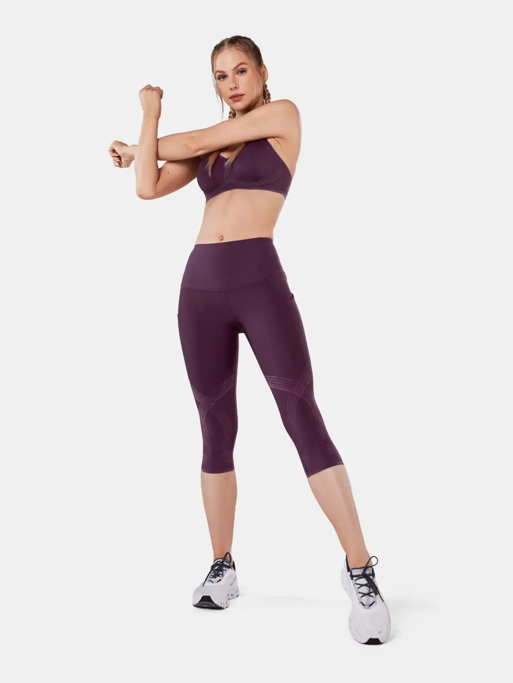 Body Sculpt Side Pocket Capri Leggings