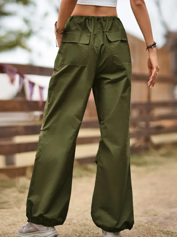 Drawstring Joggers With Pockets