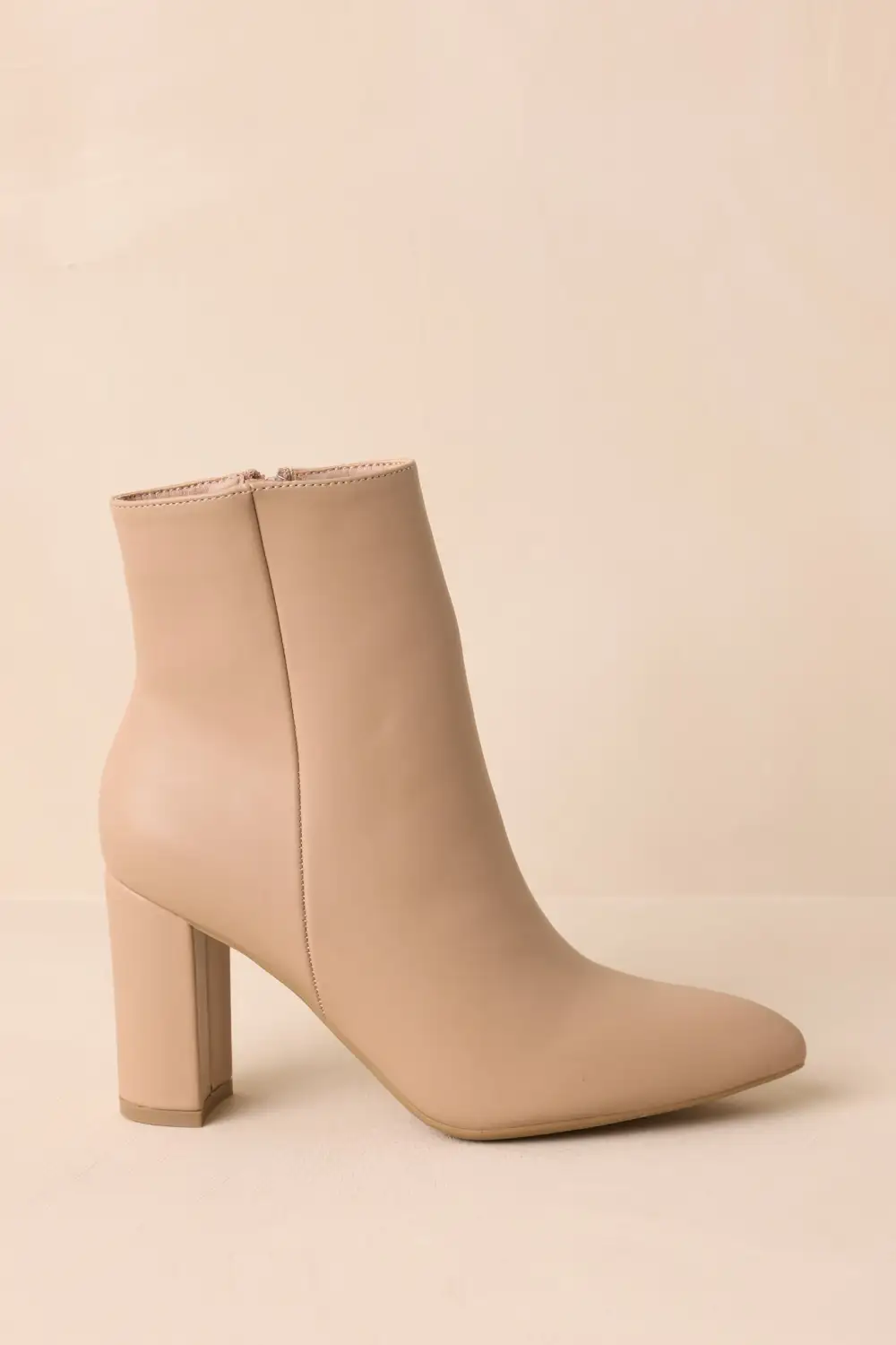 Easygoing Faux Leather Leather Boots