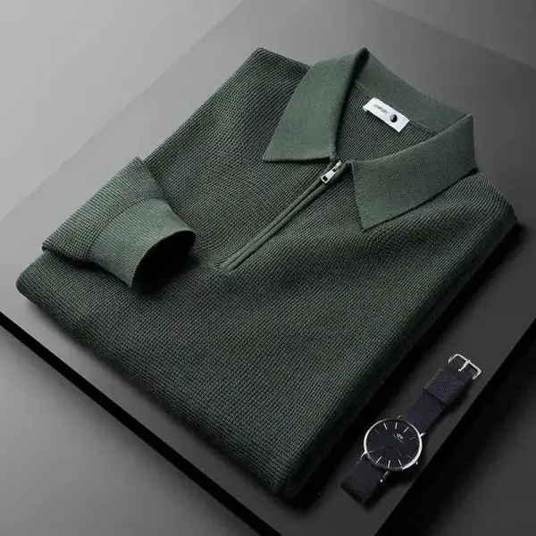 Waffle Texture Button Shirt