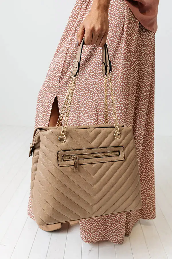 Quilted Tote with Wallet