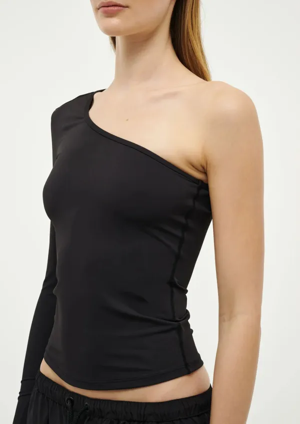 ASYMMETRIC LONG SLEEVE TOP