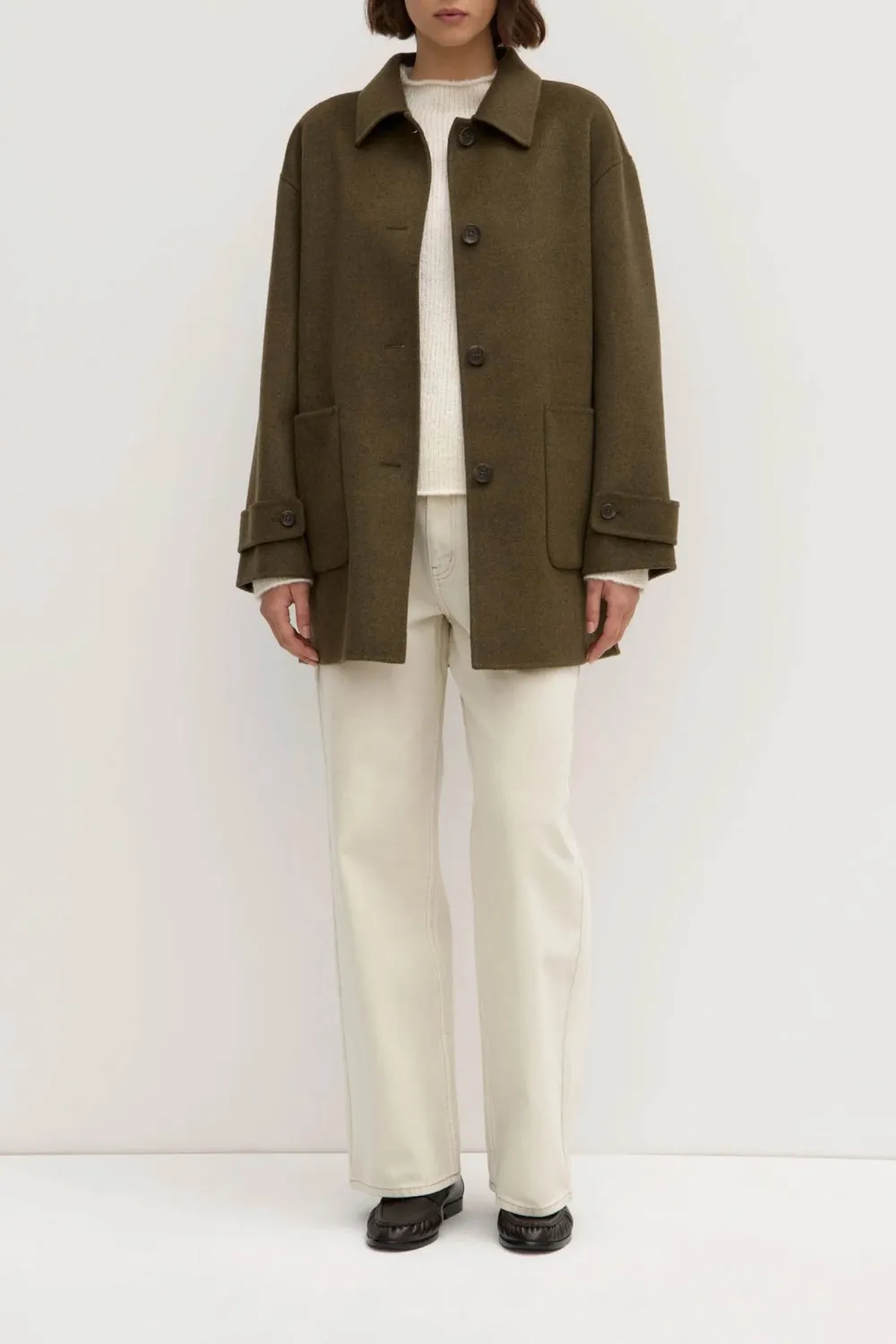 Double Sided Wool Short Jacket