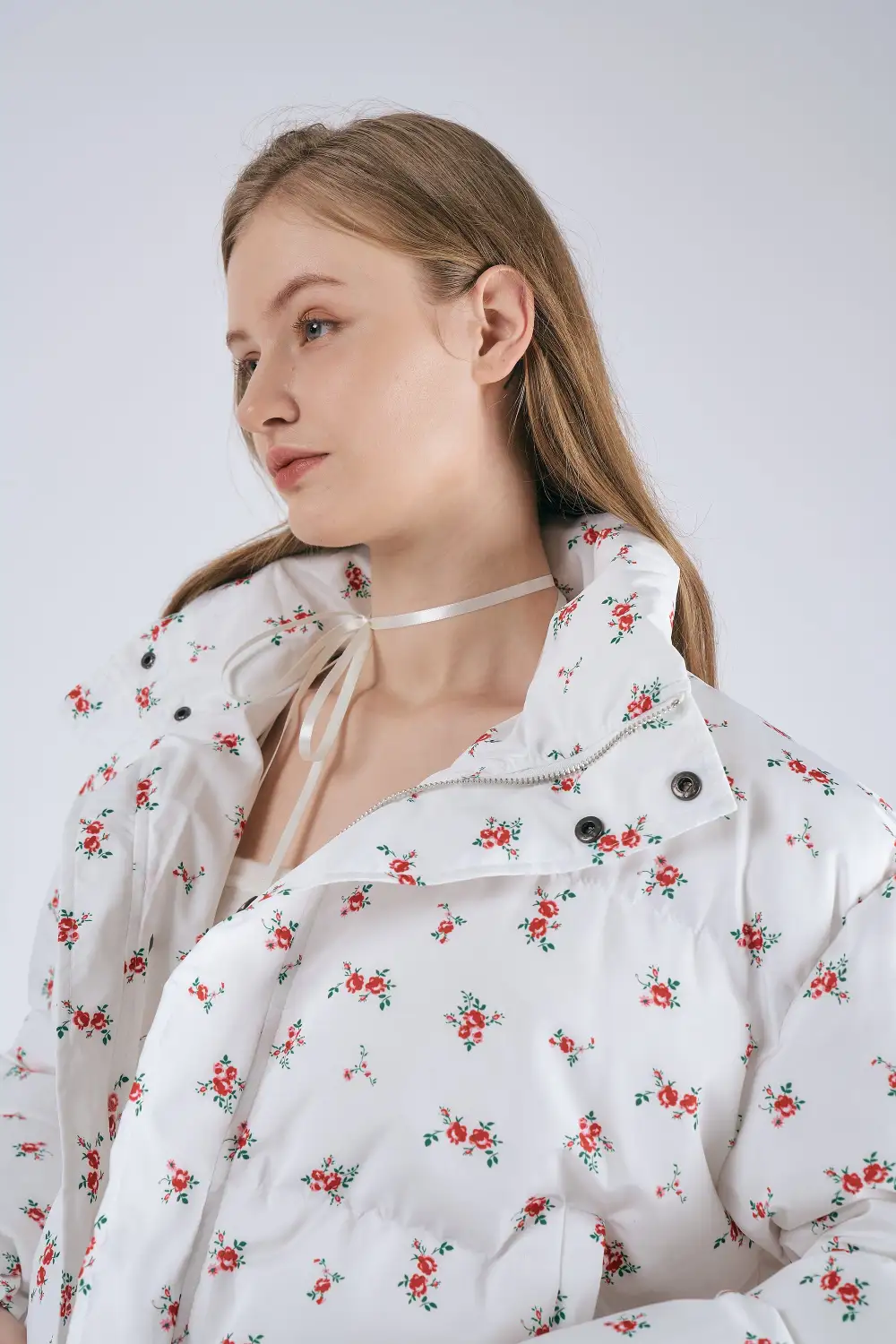 Rosie Floral Puffer Jacket