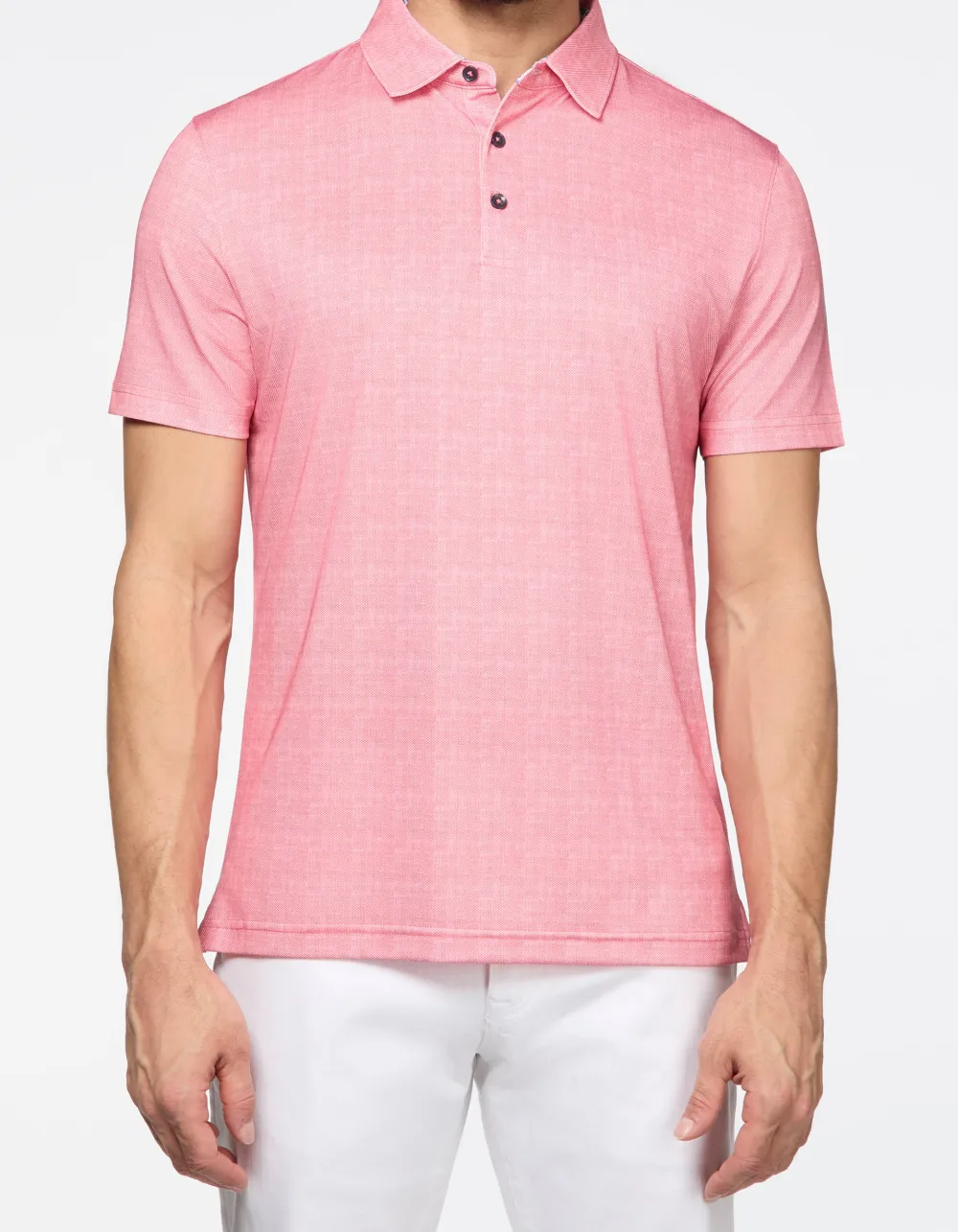 Allover Print Casual Polo