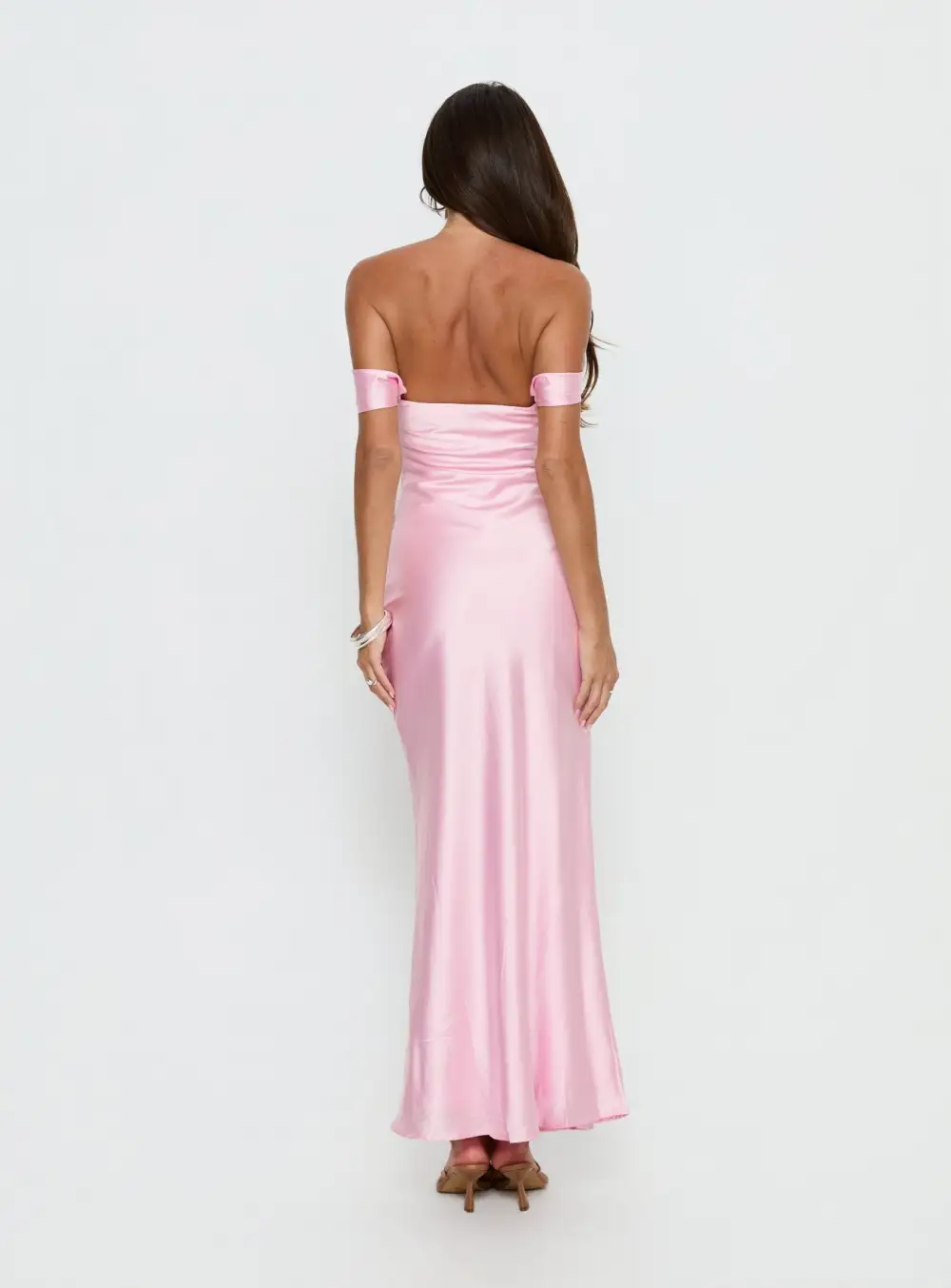 Easy Movement Off Shoulder Maxi Dress