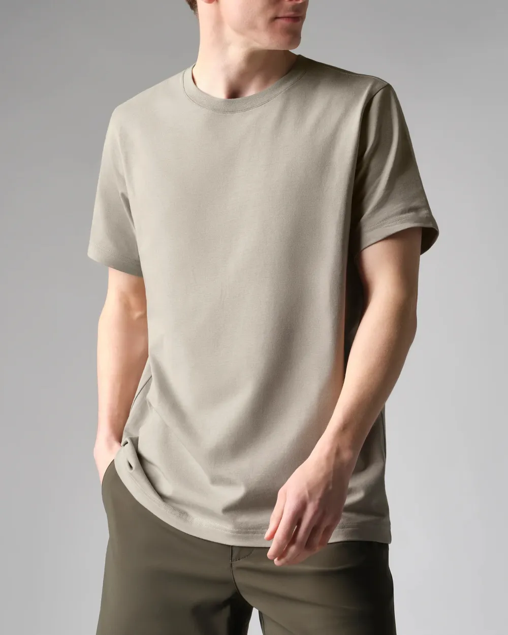 Fashionable Men's Casual Pure Cotton T-shirt