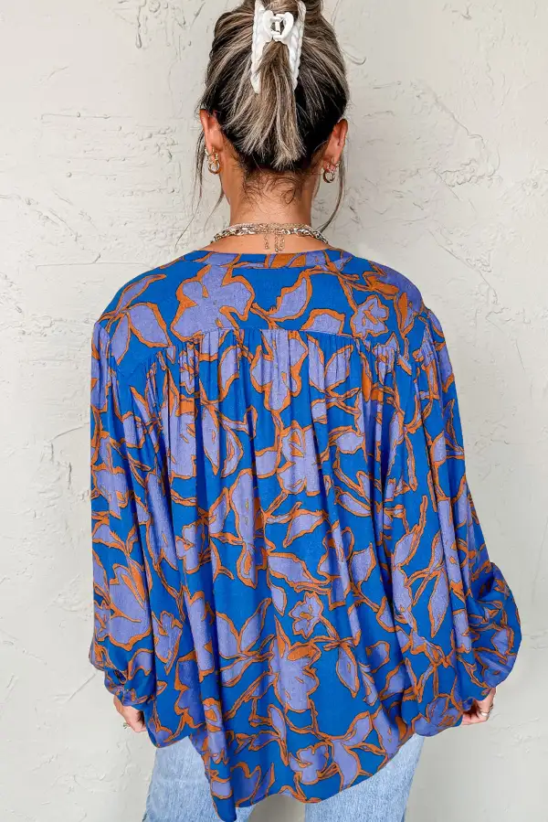 Openwork Floral Button Up Button Up Shirt