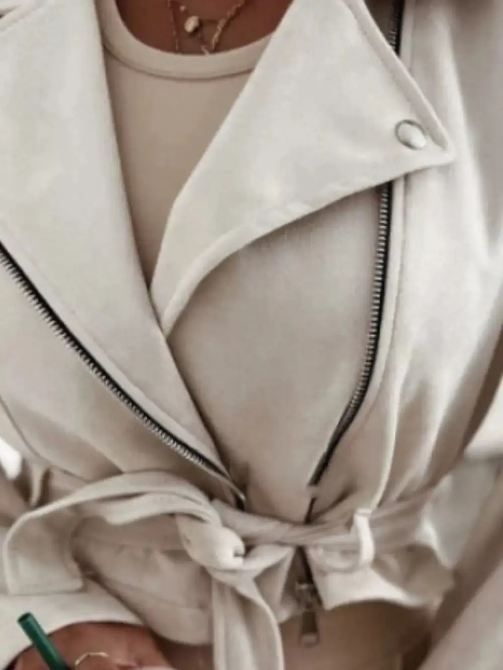 Zip Up Cropped Jacket Comfortable Layering Top
