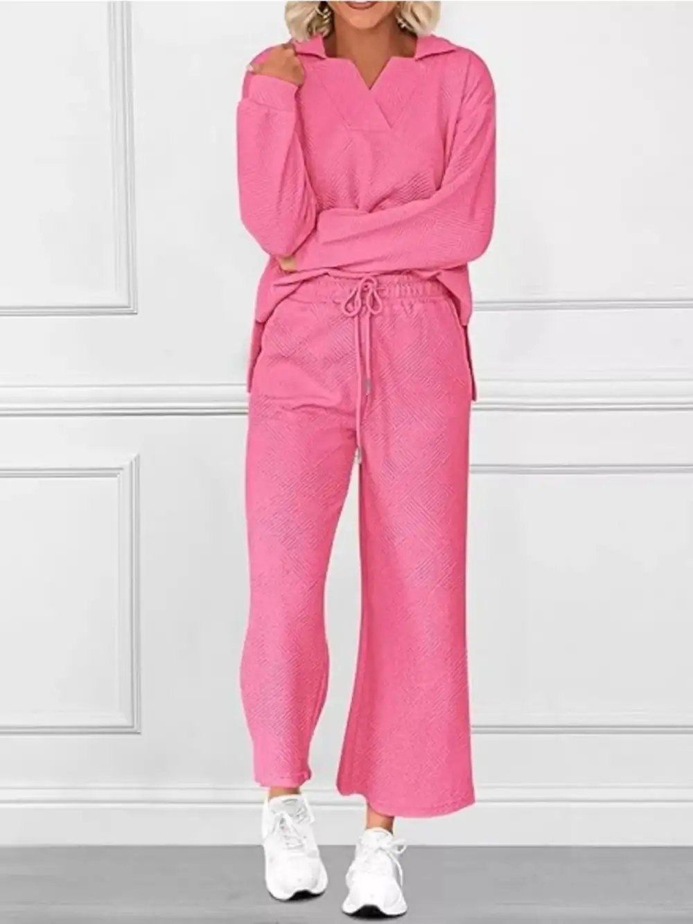 Drawstring Side Slit Set