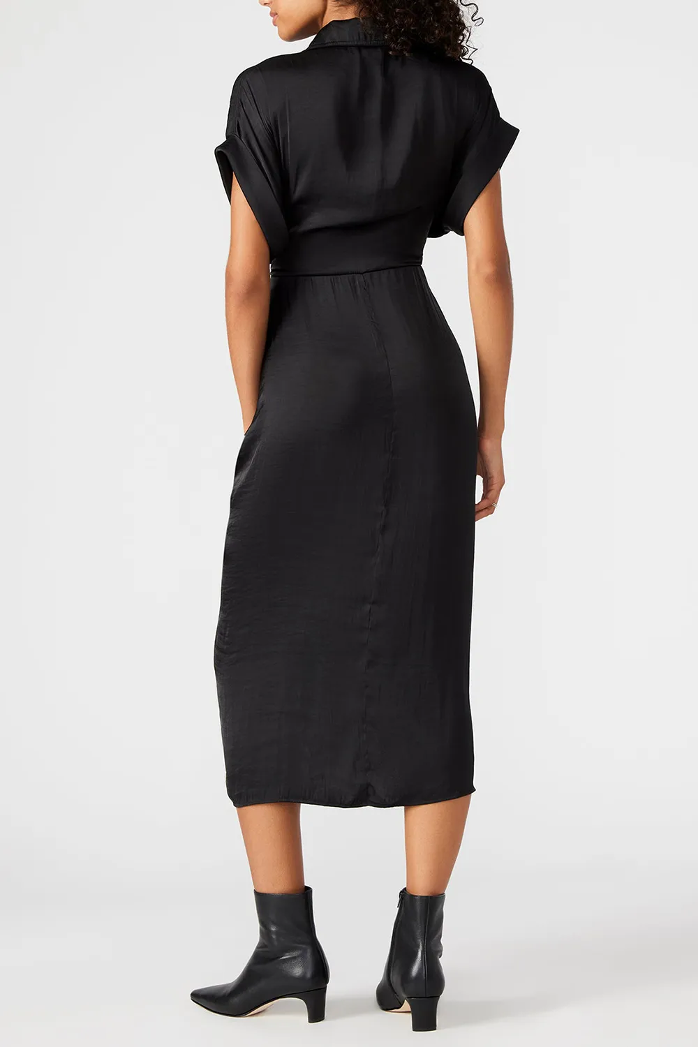 SHORT SLEEVE DRESS PEACH