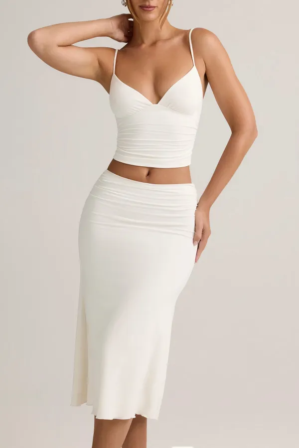 All-Match Basic Casual Slim Skirt