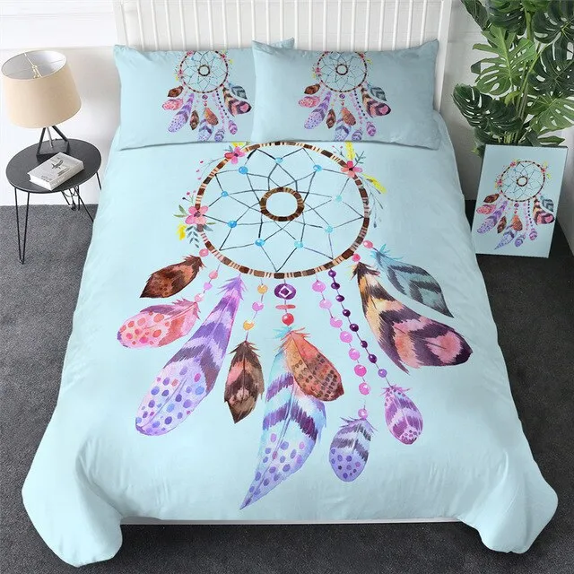 Moon Dream-Catcher Duvet Cover Set