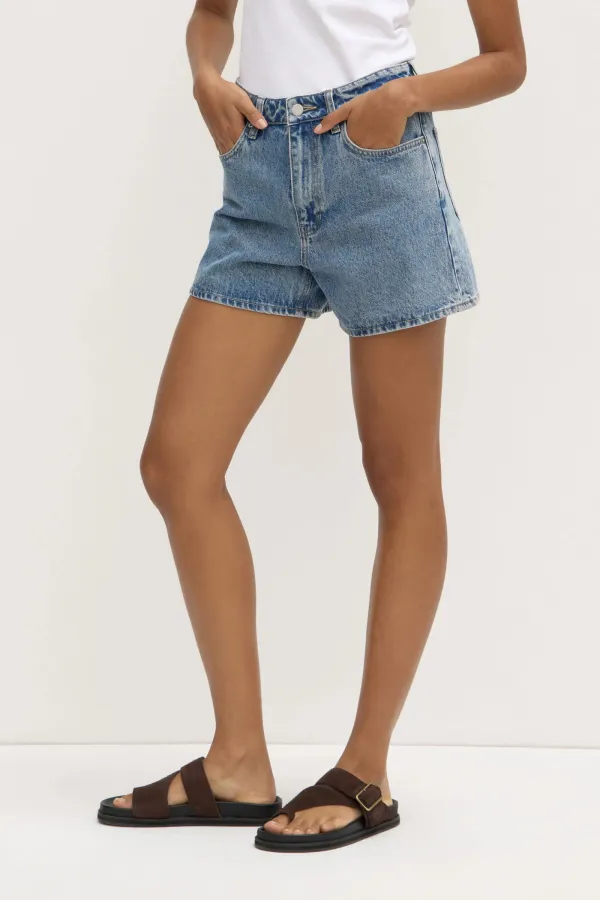 Cotton High Waisted Shorts