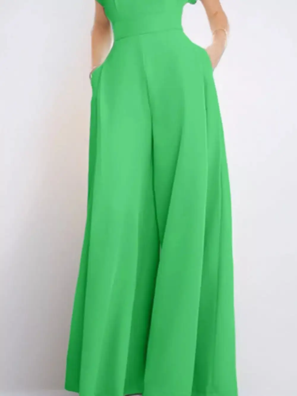 Wide Leg Full Jumpsuit