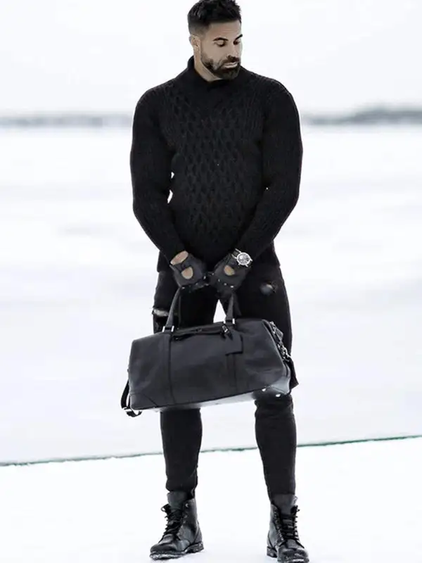 Knit Collared Sweater