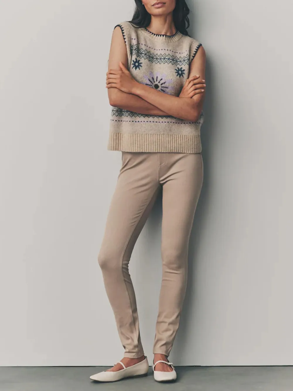 Cotton Solid Color Pants