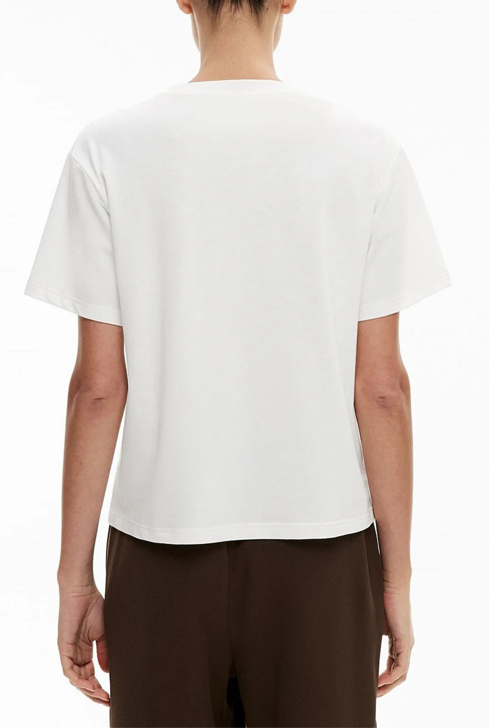 Ladies' V-Neck T-Shirt With Straight Shoulders