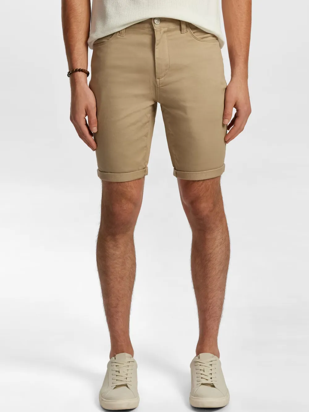 Tan Casual Style Short