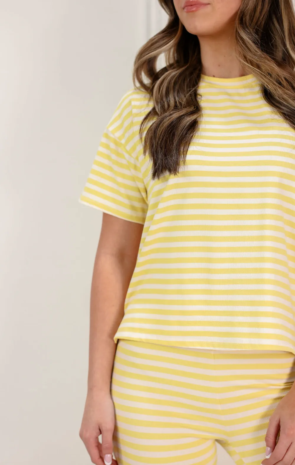 Smooth Ribbed Pants Set