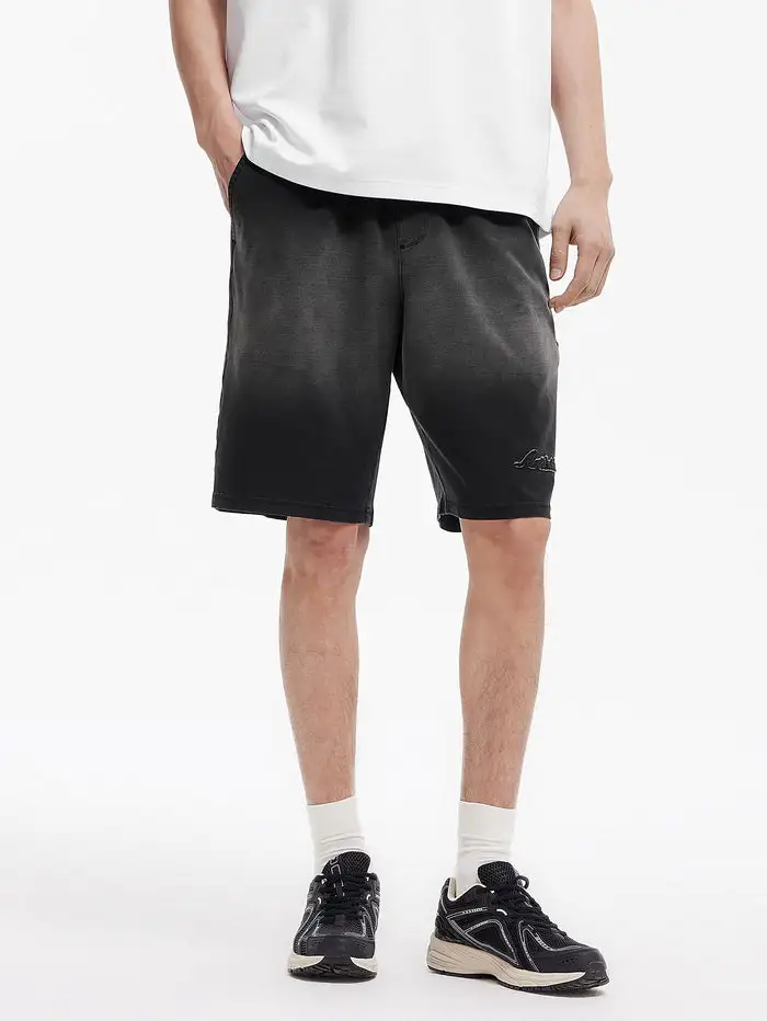 Men's Denim Washed Denim Shorts