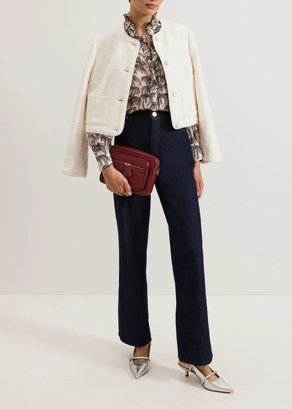 Plain Texture Double-Pocketed Jacket