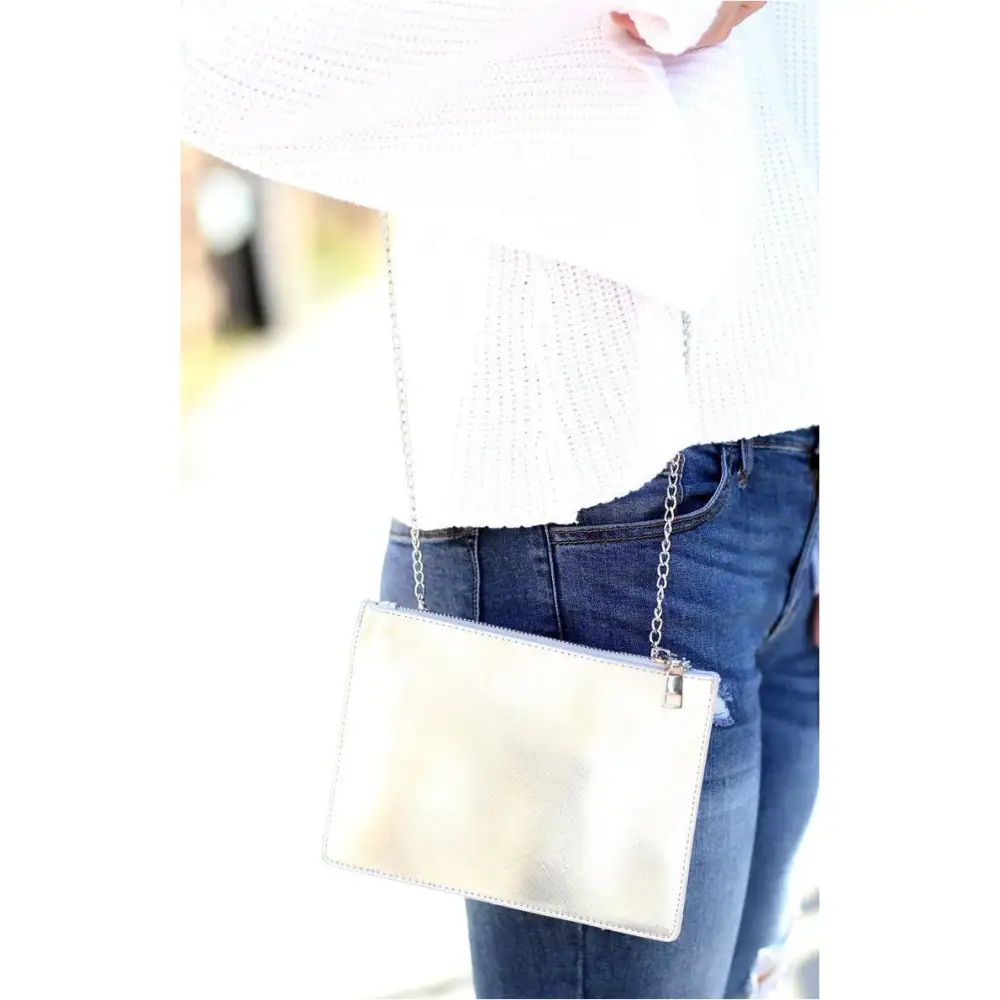 Metallic Crossbody Bag