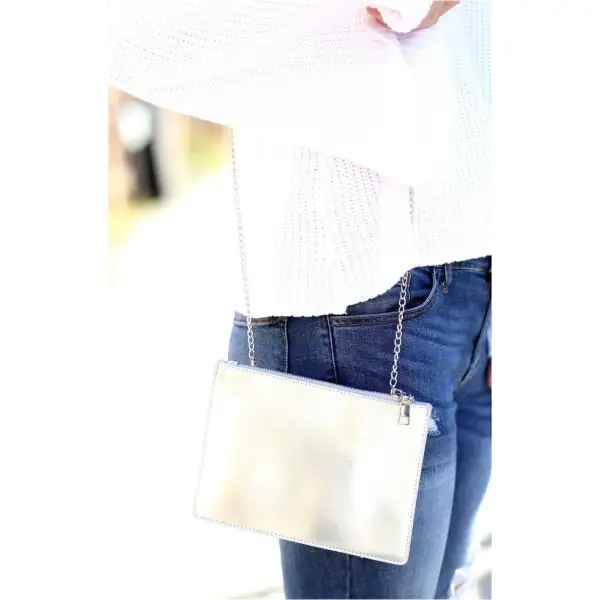 Metallic Crossbody Bag