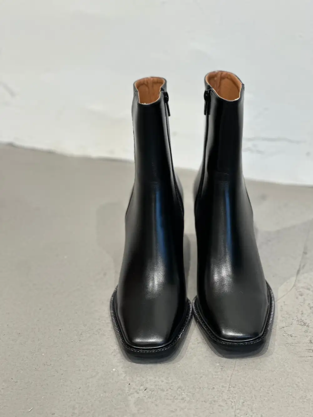 Slimline Fine Faux Leather Everyday Boots