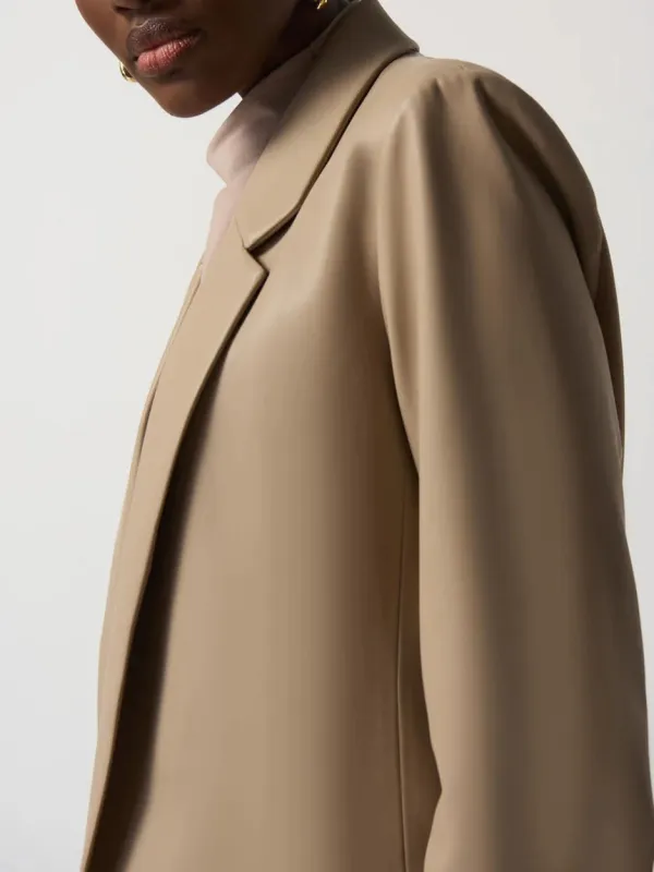 Camel Roll - Sleeve Single - Breasted Blazer