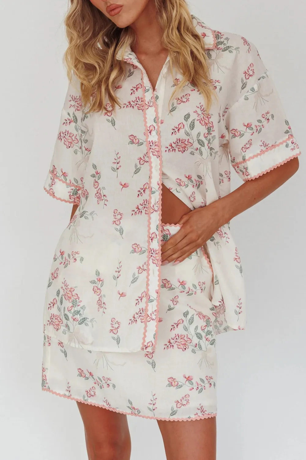 Women's Dream Art Floral Print Skirt