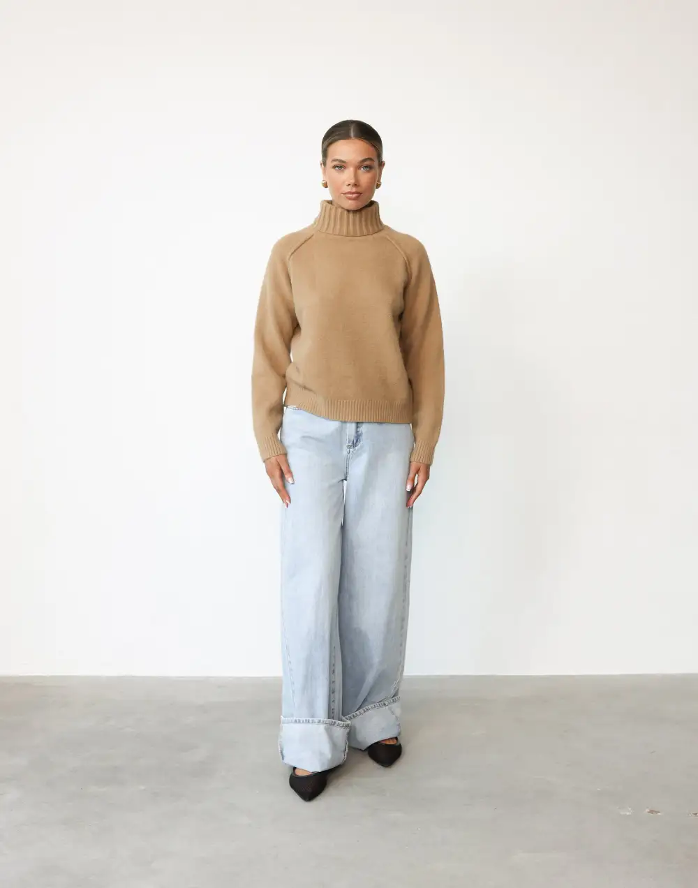 Nathalia Knit Jumper (Stone)