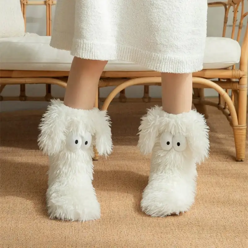 Winter Lamb Wool Floor Socks