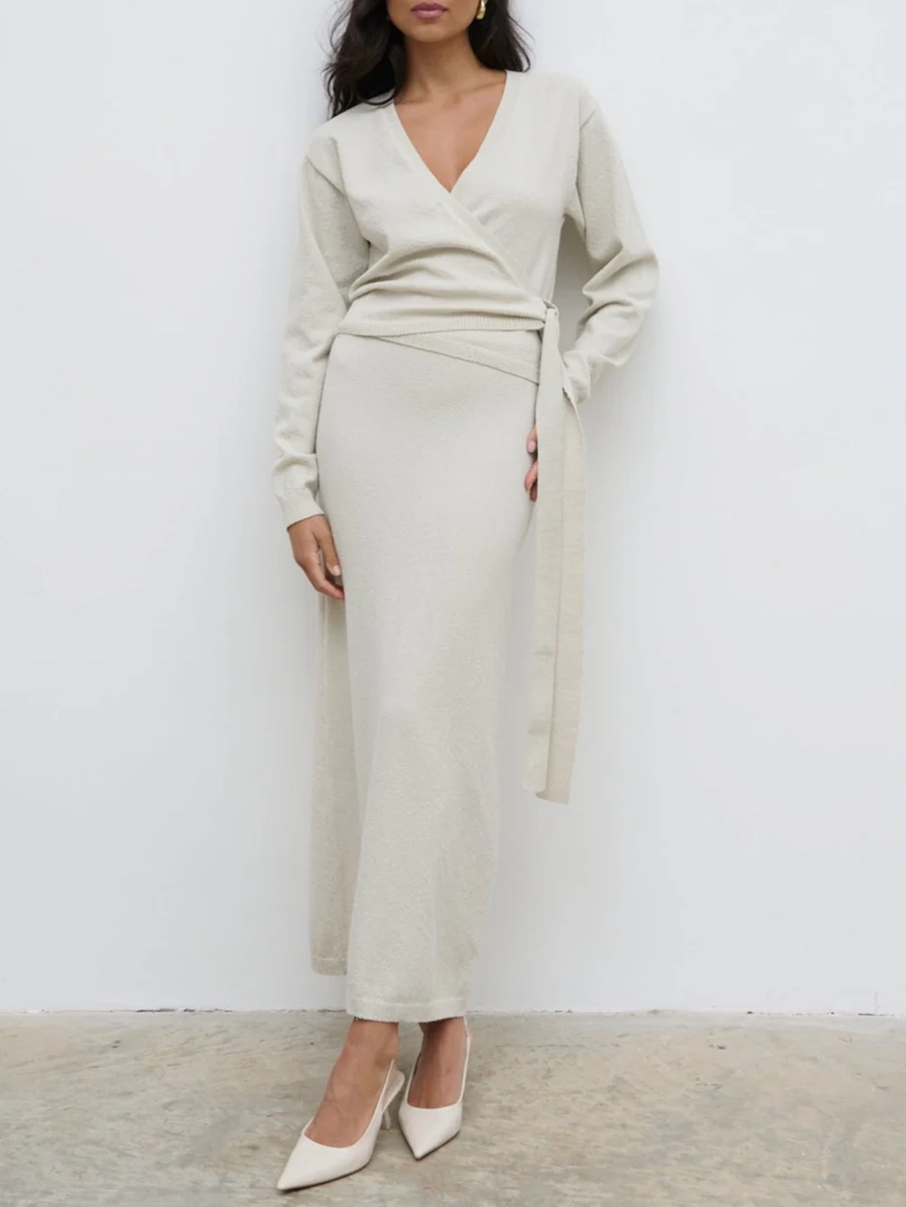 Knit Wrap Top