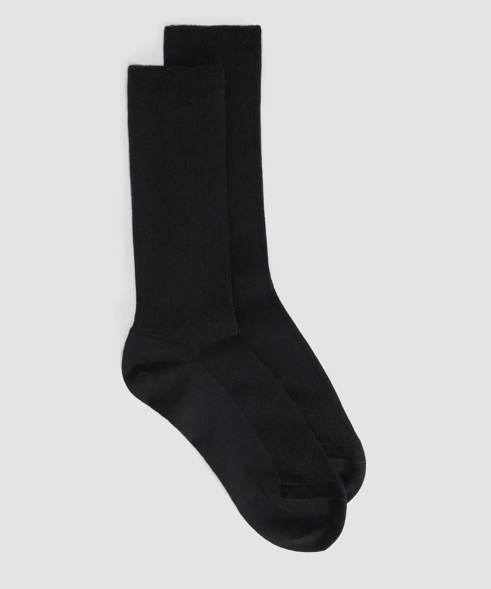 Casual Style Cotton Crew Sock