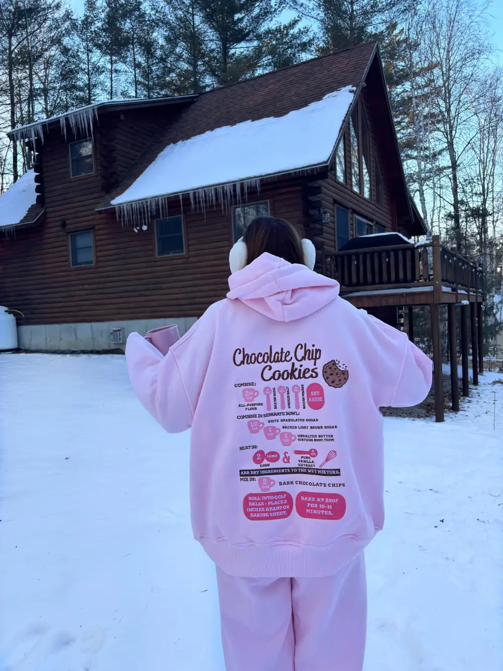 Chip Cookie Recipe Embroider Hoodie