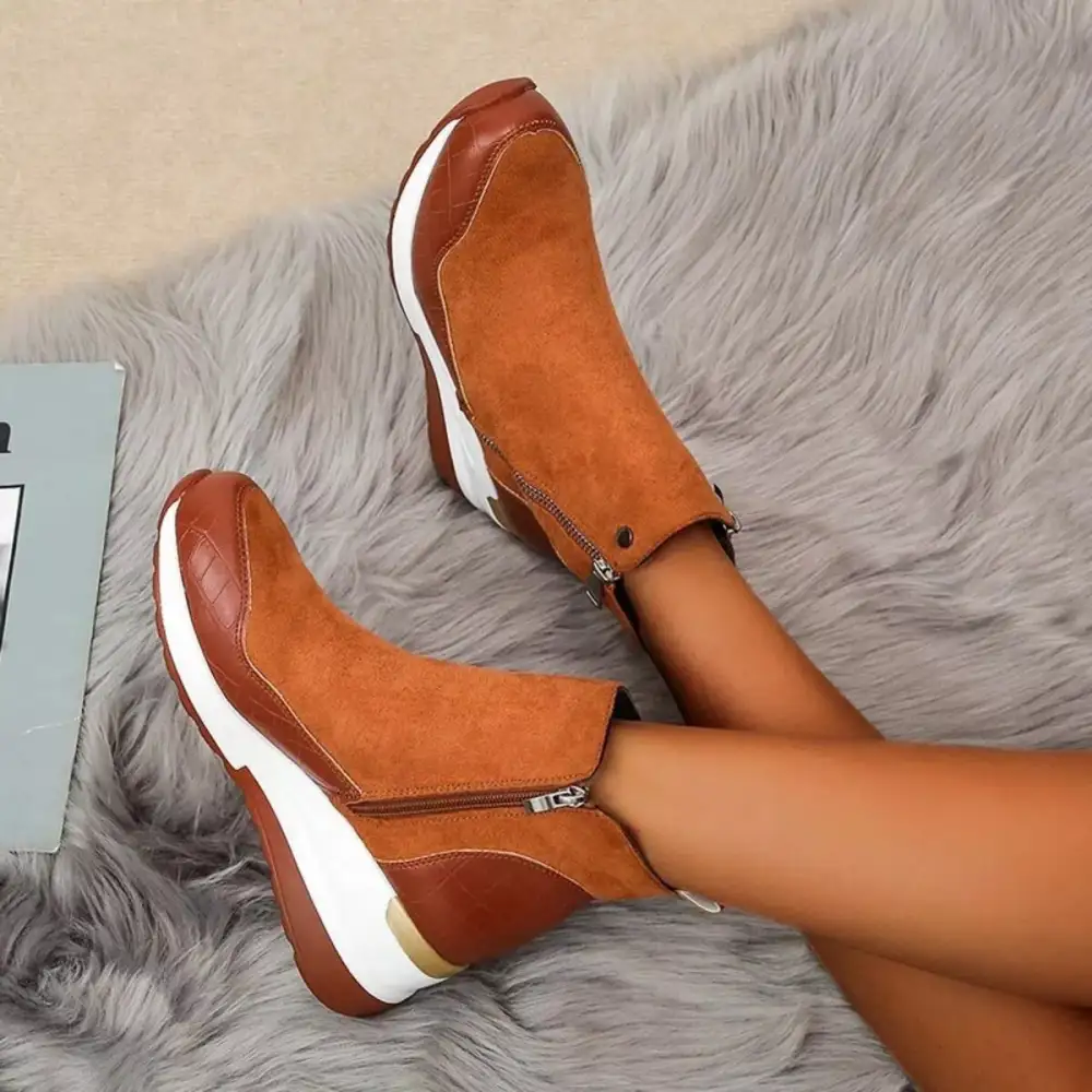 Side-Zip Ankle Boots