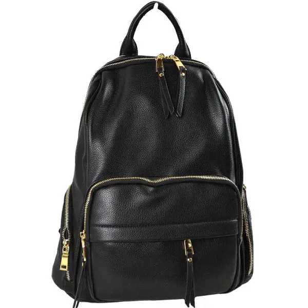 Shoulder Vegan Leather Backpack