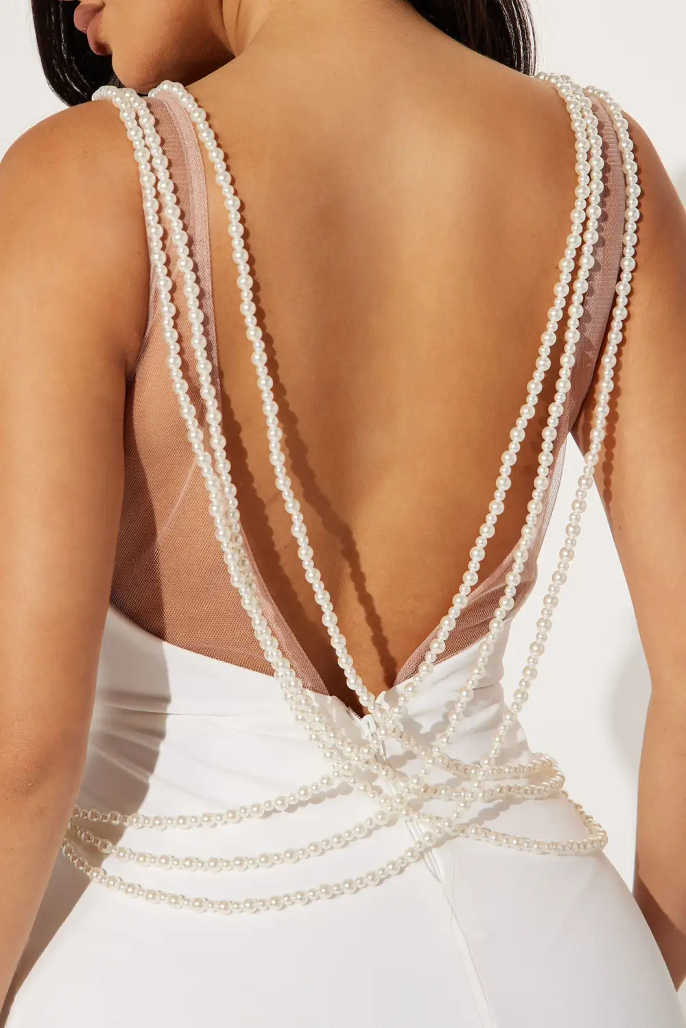 Perla Backless Gown - Ivory