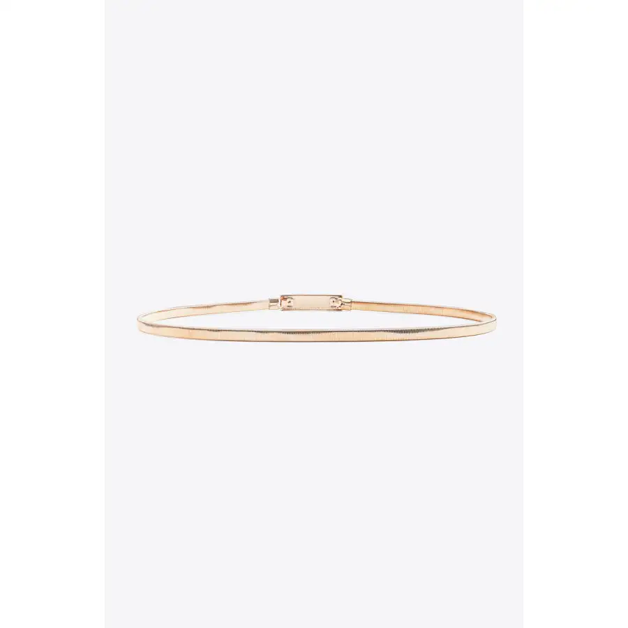 Elastic Iron Skinny Belt