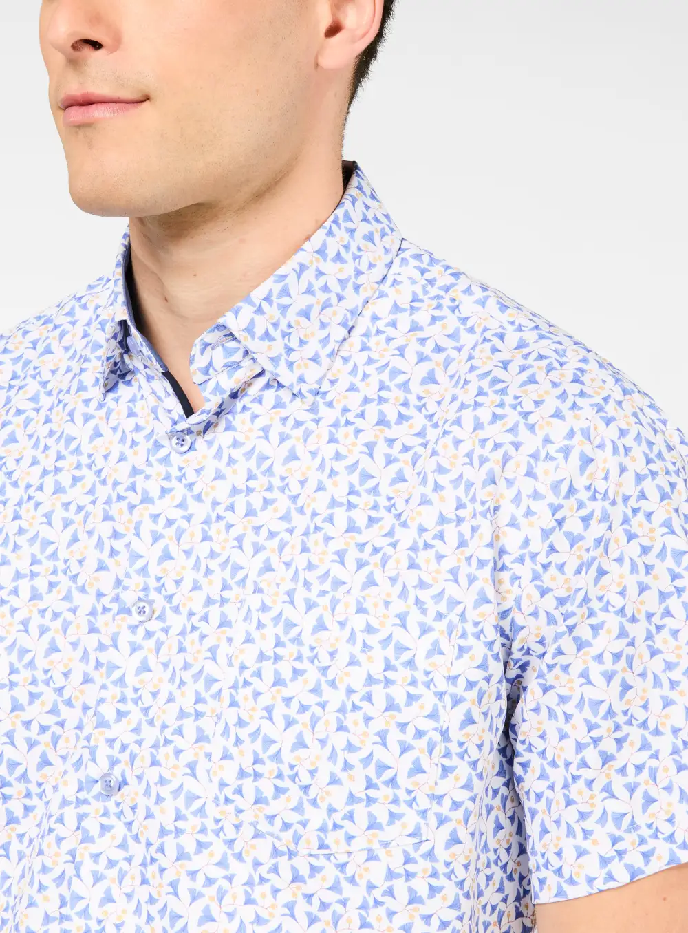 Bud Print Short Sleeve Shirt