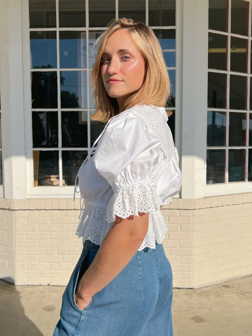 Sweeter Times Puff Sleeve Top