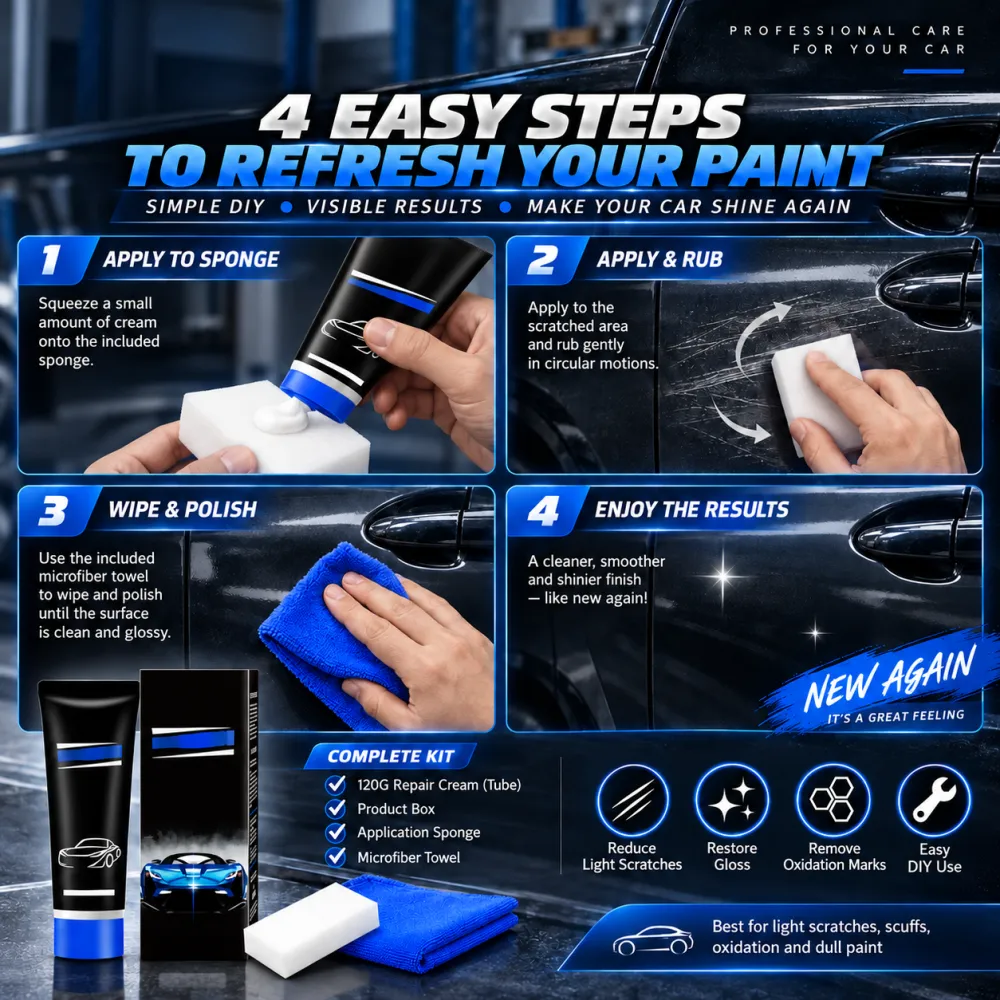 Car Paint Scratch Repair Wax