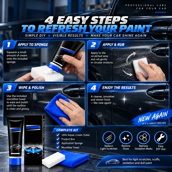 Car Paint Scratch Repair Wax