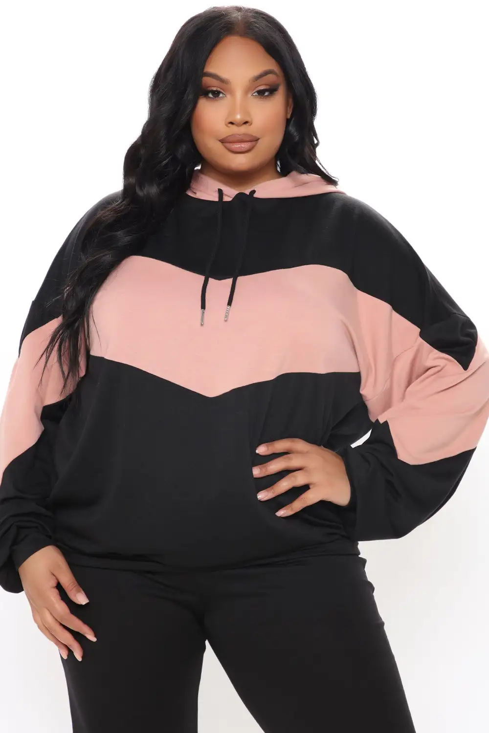Not Mad At That Pant Set - Black/Mauve