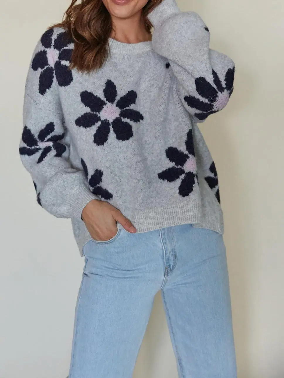 Floral Sweater
