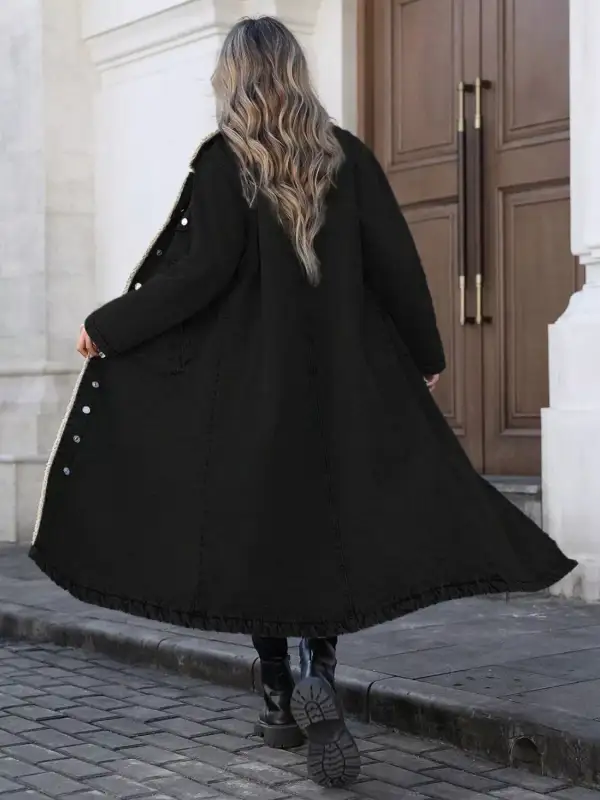 Sherpa Lined Longline Jacket