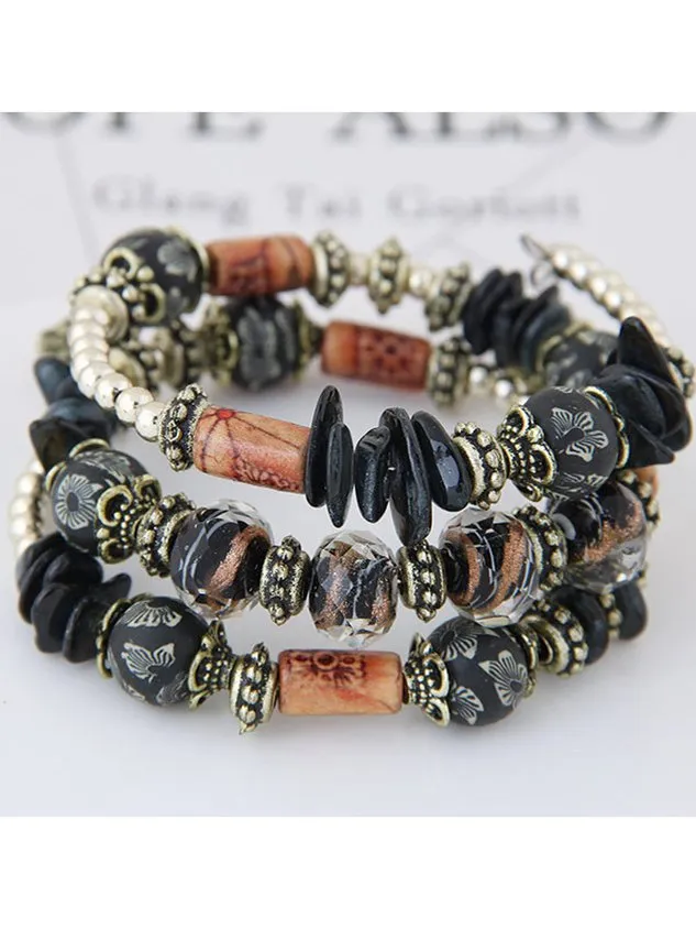 Women Fashion Bohemian Alloy Bracelet Accessories