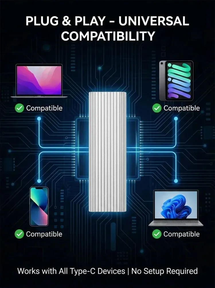 16TB Large-Capacity Type-C Portable Mini SSD!!!