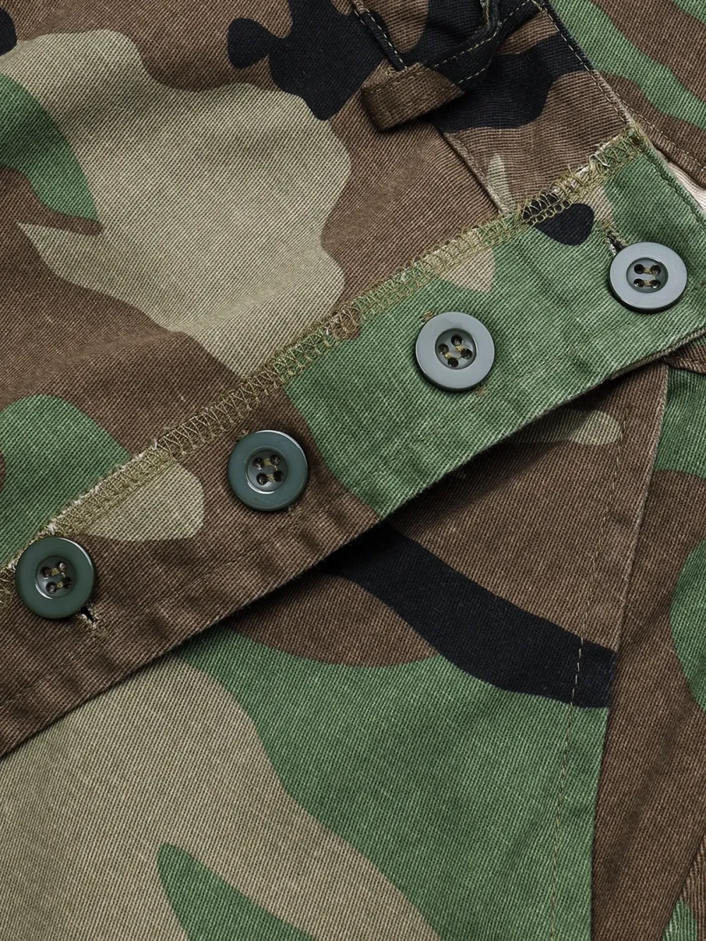 Army Green Slim Bottom Skirt
